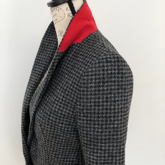 NWT J.Crew Parke Wool Houndstooth Blazer size 2 - Picture 7 of 10
